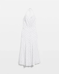 Tie-Waist Halter Dress
