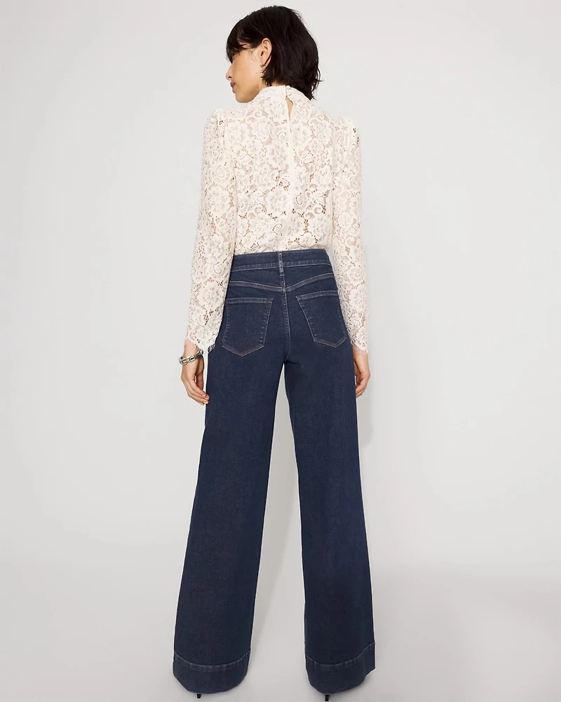 Extra High-Rise Wide-Leg Trouser Jean