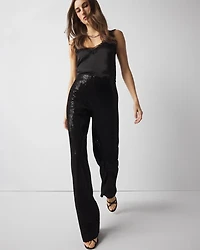 Wide Leg Sequin Pants