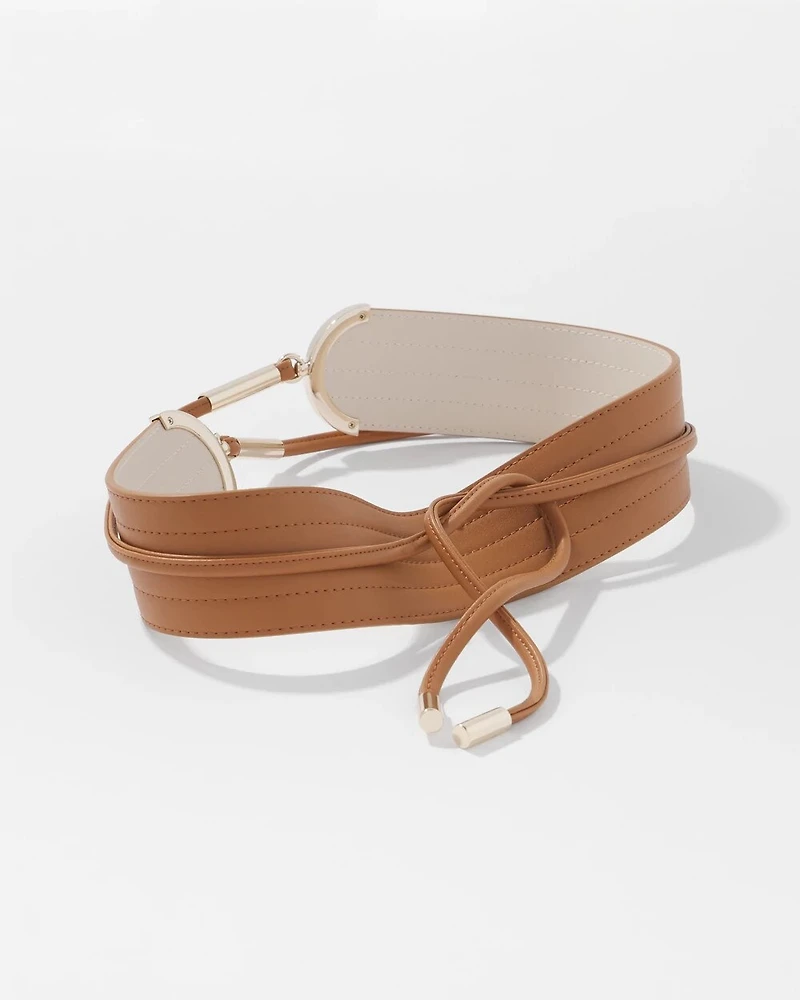 Gold Detail Obi Belt