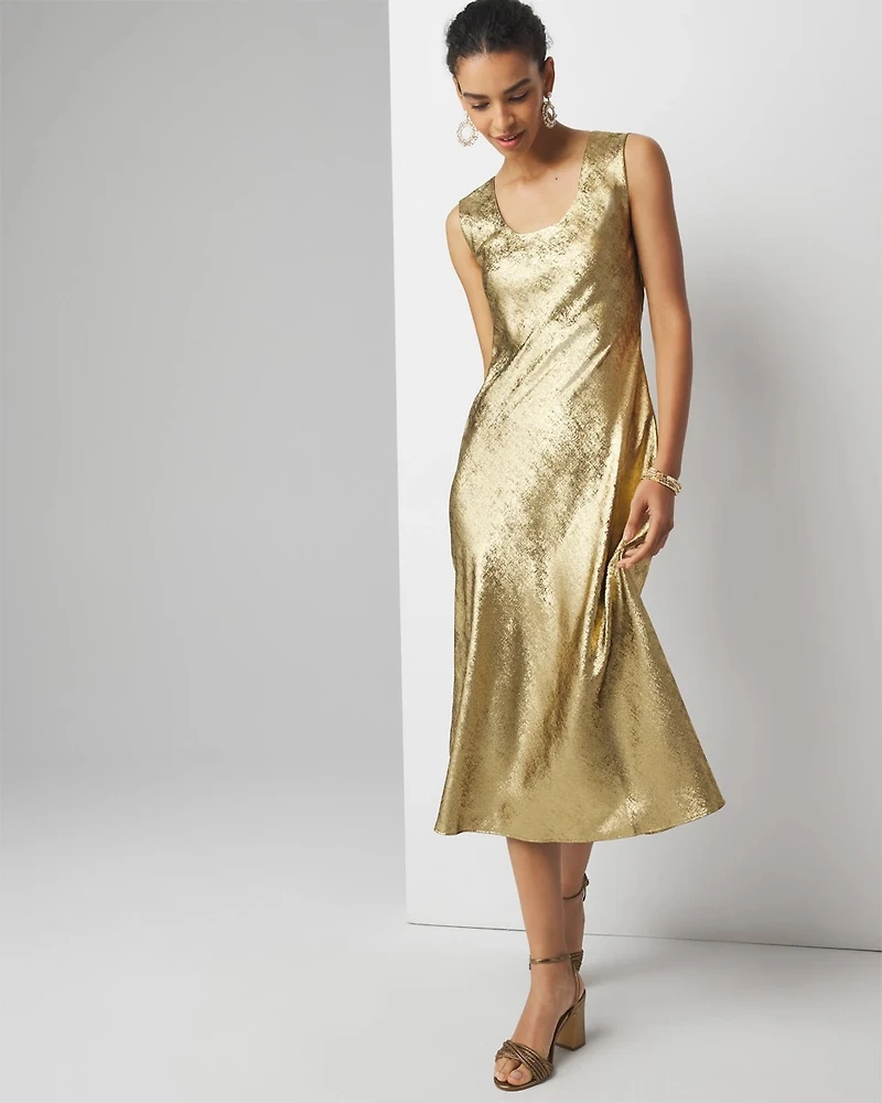 Petite Satin Slip Dress