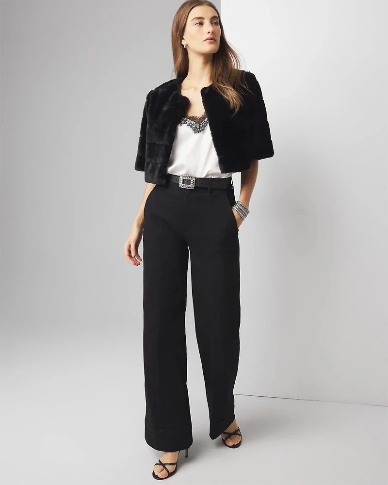 Faux Fur Bolero