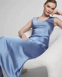 Sleeveless Satin Slip Dress