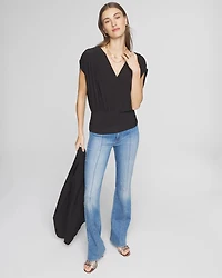 Matte Jersey Banded Bottom Top