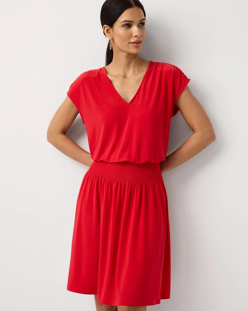 Smocked Waist Dress