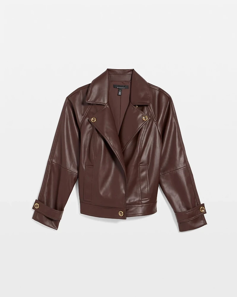 Faux Leather Jacket