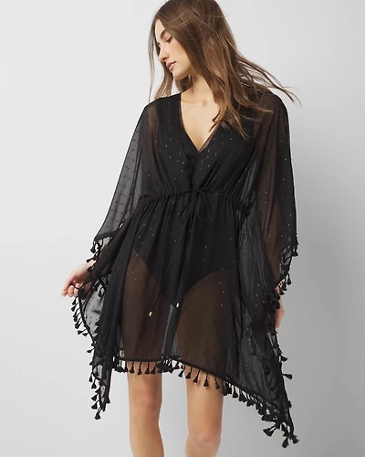 Tassel Trimmed Cover-Up