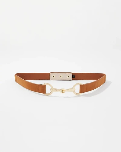 Horsebit Skinny Belt