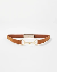 Horsebit Skinny Belt