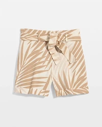 Belted High Rise Short