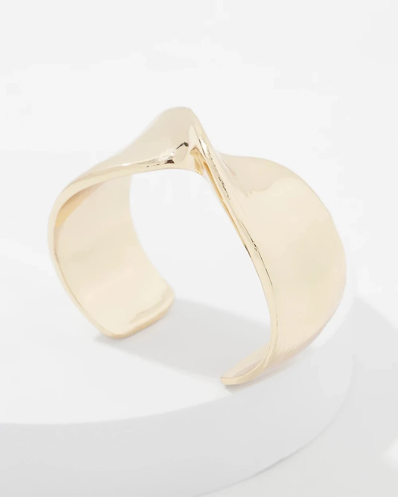 Gold Twisted Cuff