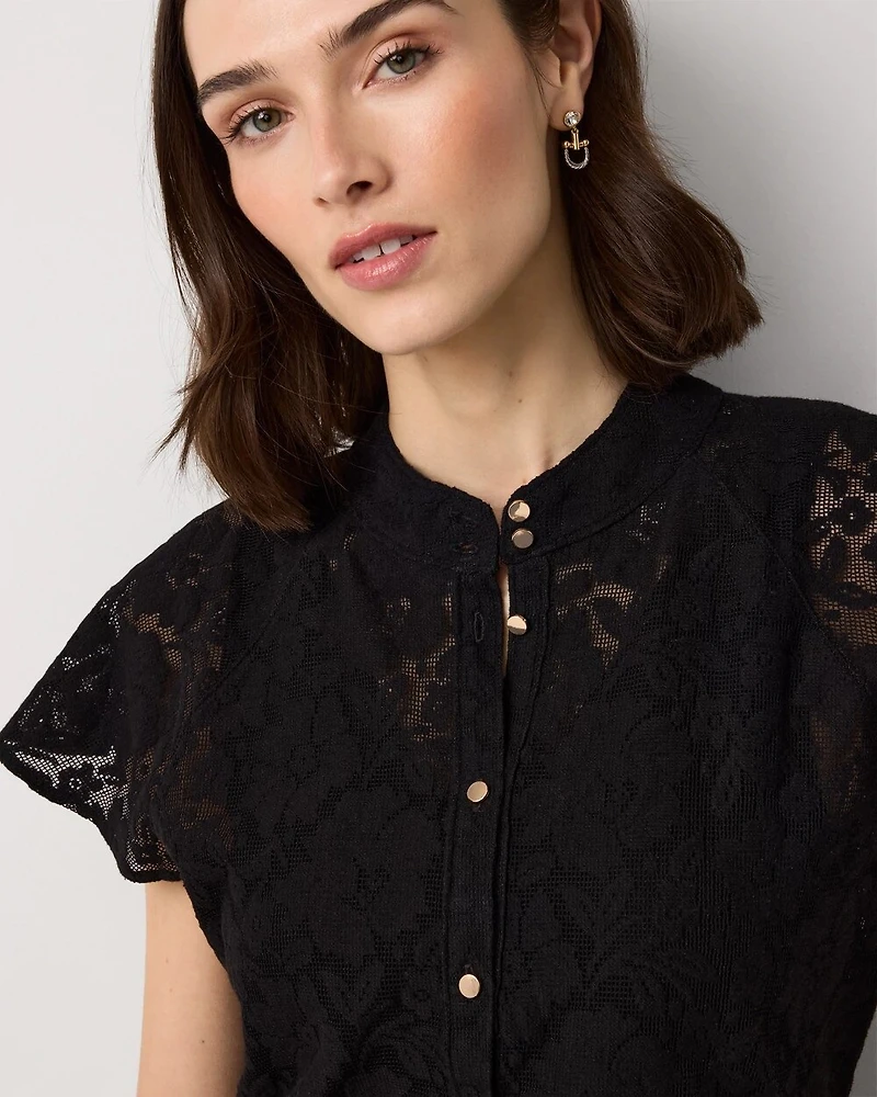 Knit Lace Shirt