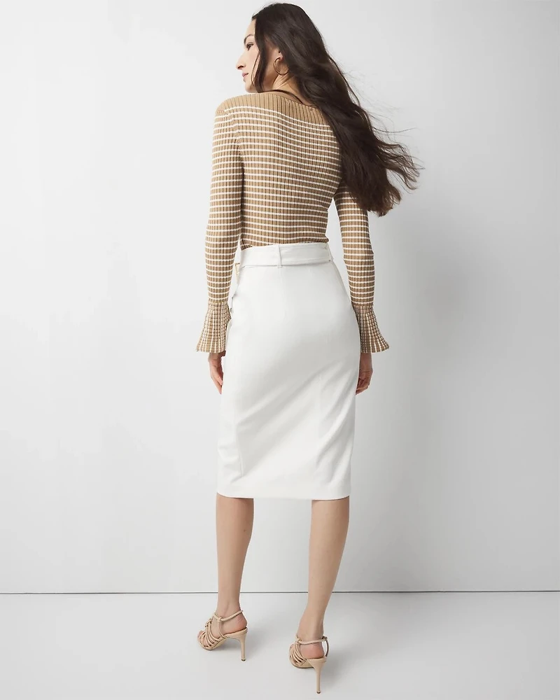 Belted Utility Skirt