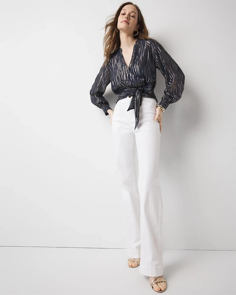 Wrap Waist Blouse
