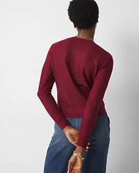 Embellished V-Neck Sweater