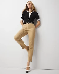 WHBM® Elle Slim Ankle Luxe Double Weave Pants