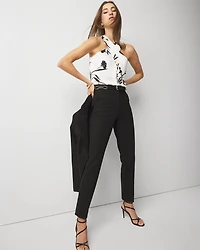 Crossover Satin Halter