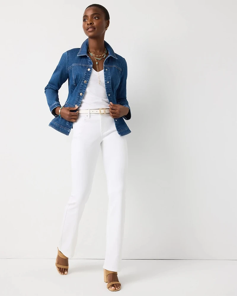 Peplum Denim Jacket