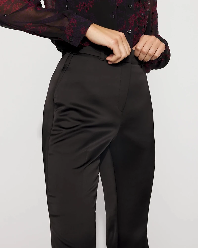 Piper Satin Flare Pant