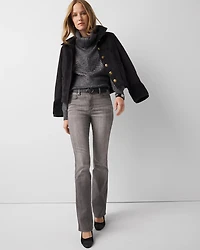 Metallic Half Zip Pullover