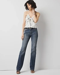 Curvy Mid-Rise Bootcut Jeans
