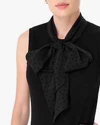 Removable Tie-Neck Pullover
