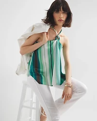 Ring Detail Halter Top