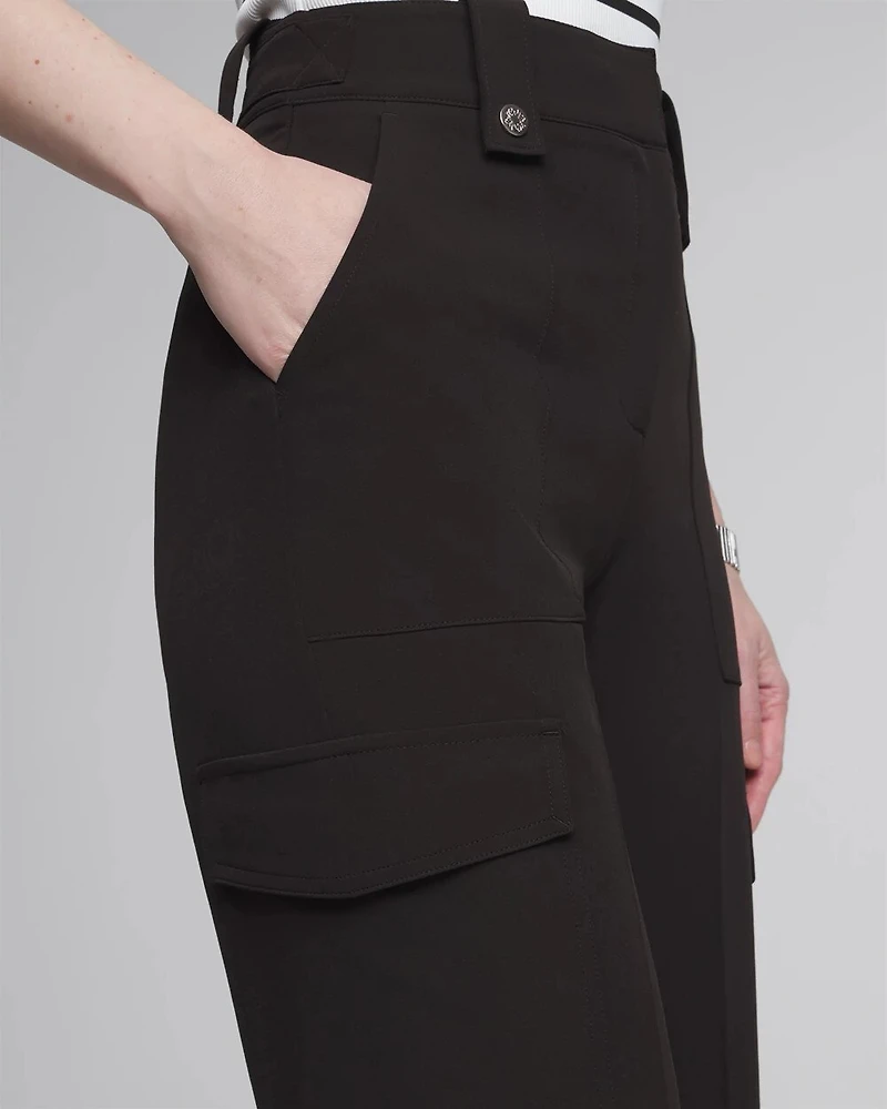 Petite Utility Wide Leg Pants