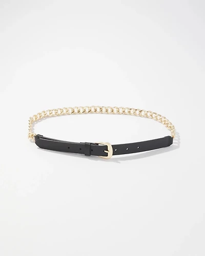 Chain Leather Pant Belt