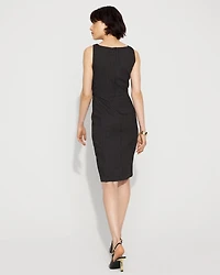 Pinstripe Sheath Dress
