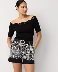 Sateen Tailored Short