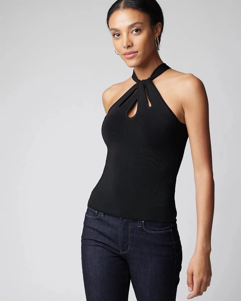 Cutout Halter Top