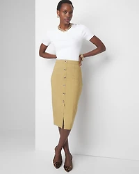 Utility Button Skirt