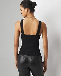 Ribbed Knit Sweater Tank