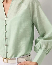 Floral Raglan Sleeve Shirt