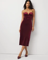 Velvet Midi Dress