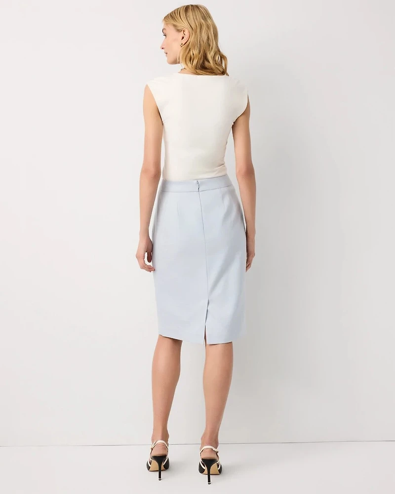 Crosshatch Pencil Skirt