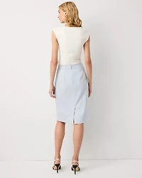 Crosshatch Pencil Skirt