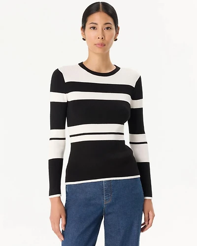 Colorblock Long Sleeve Pullover