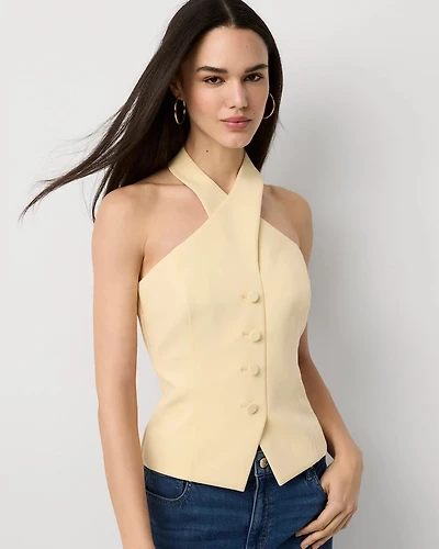 Crisscross Halter Vest