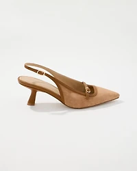 Slingback Kitten Heel Pump