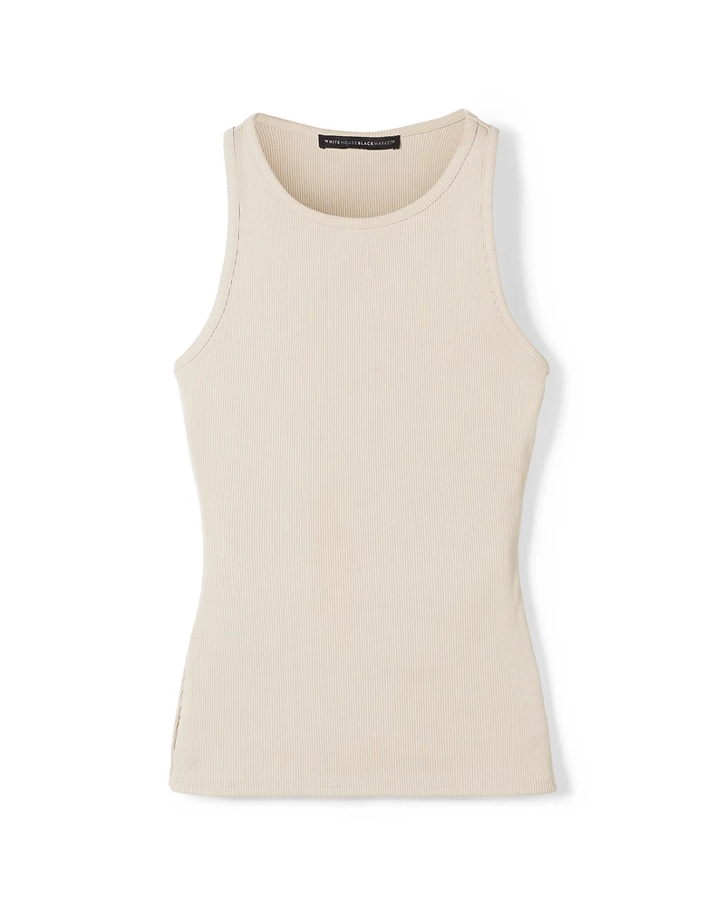 WHBM FORME™ Ribbed Stretch Tank