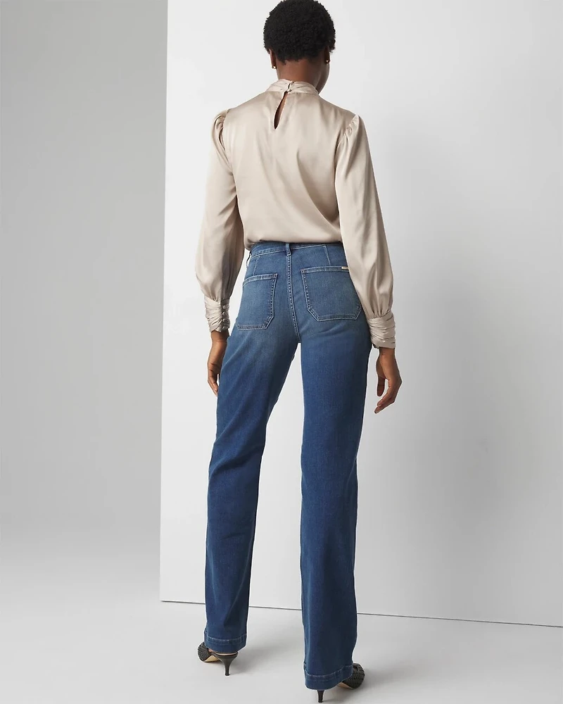 Petite Extra High-Rise Cargo Pocket Trouser Jean