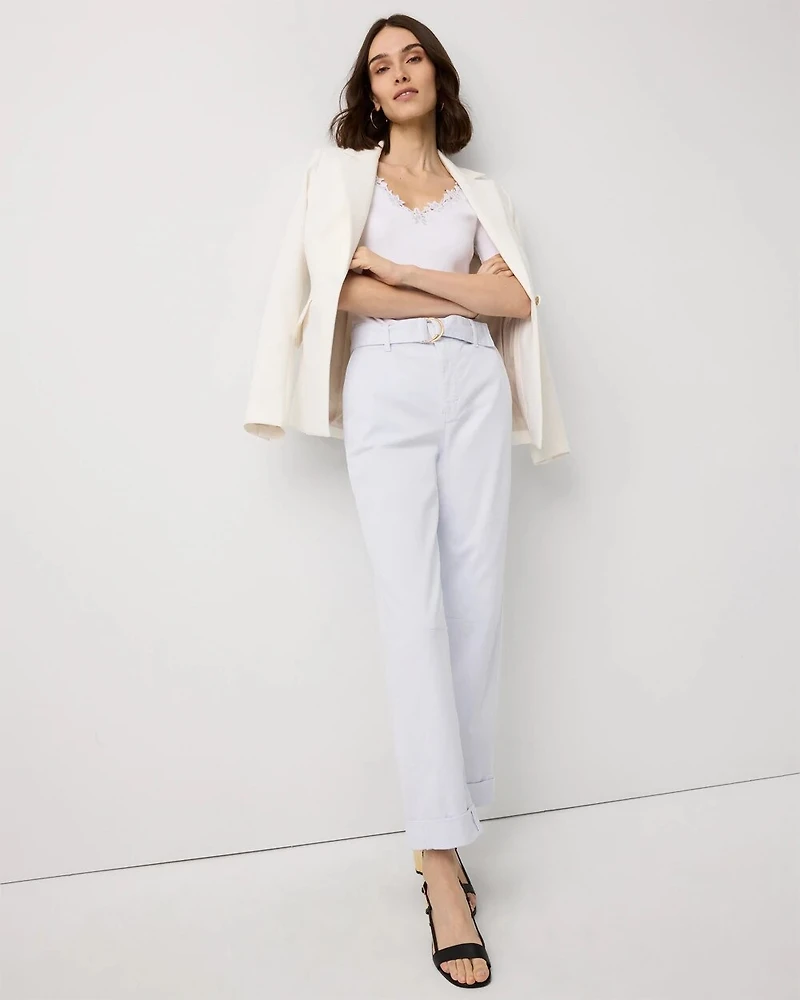 Pret High Rise Straight Ankle Pant