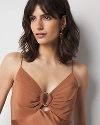 Satin Midi Dress