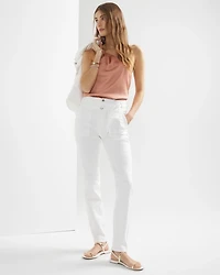 Extra High-Rise Utility Slim Ankle Jeans