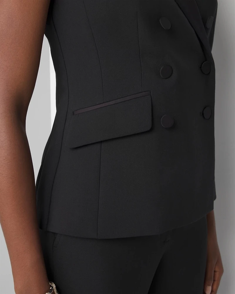 Double-Breasted Tuxedo Vest