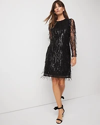 Sequin Fringe Dress