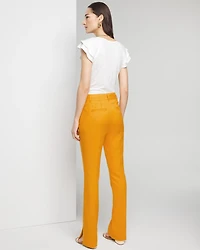 WHBM® Ines Slim Side-Slit Bootcut Pant
