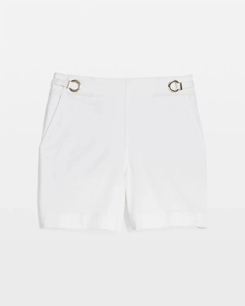 Extra High-Rise Novelty Waist Denim Short